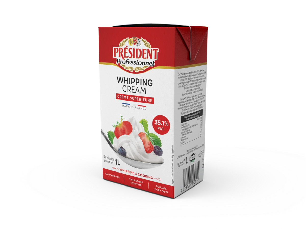 法國 Président 鮮奶油 – 超滑超香，甜品救星嚟啦！