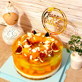 Mango cheese cake with Fruit Jelly 芒果🥭芝士蛋糕🍰